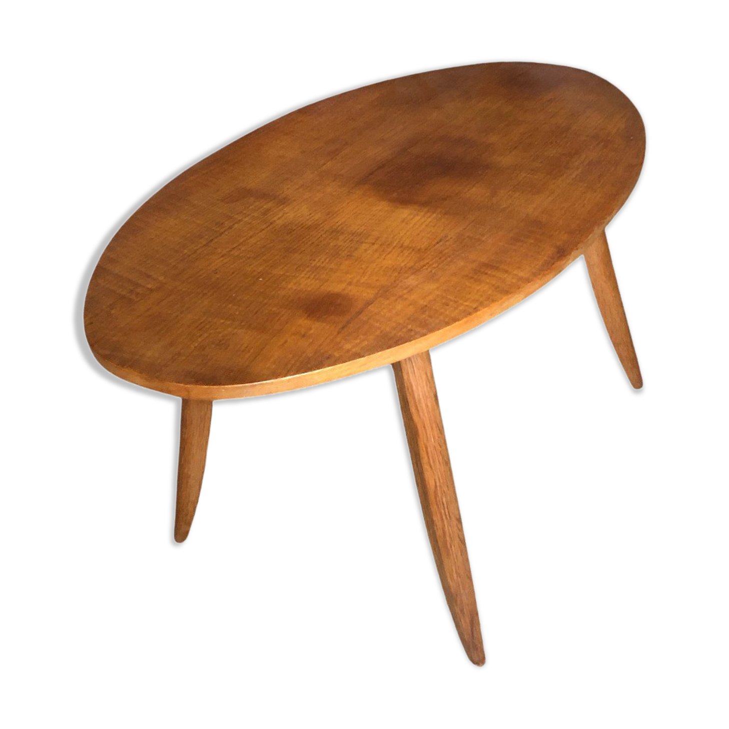 Oblong coffee table streamlined legs