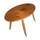Oblong coffee table streamlined legs