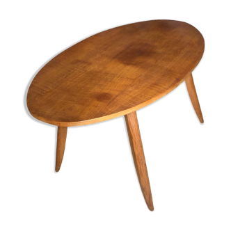 Oblong coffee table streamlined legs