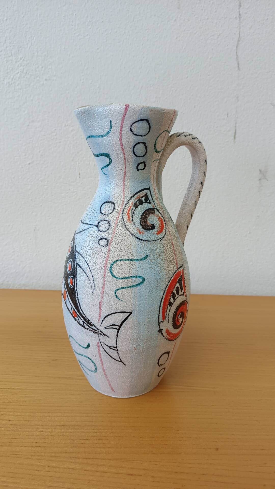 Italian ceramic pitcher
