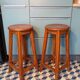 "Pair of bar stools, counter 1930"