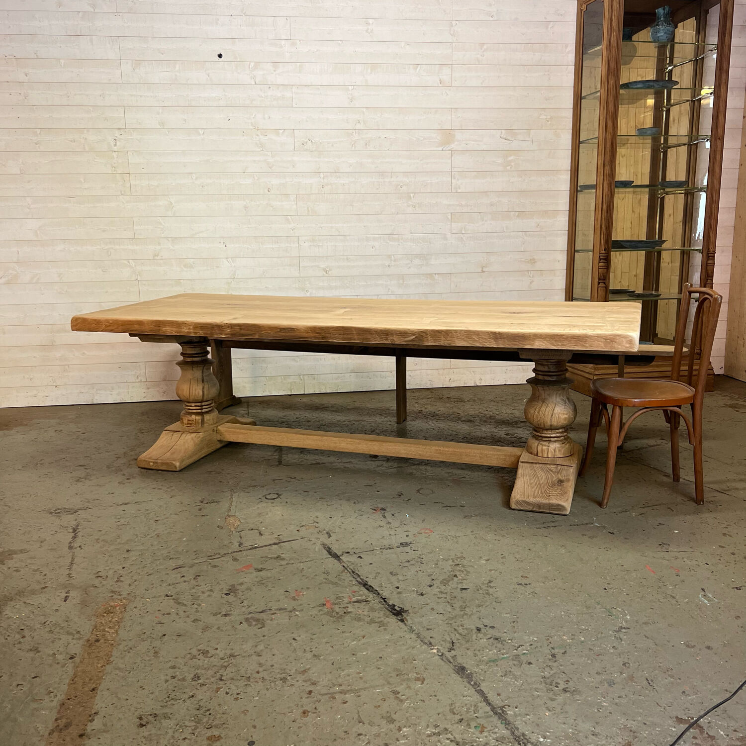Table de ferme monastère en chêne