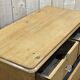 Nineteenth century Victorian chest of drawers in fir and glass buttons