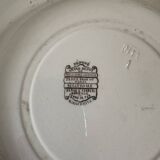 Lot of 4 Deep Plates Earthenware Ceramic Iron Clay Grand Dépôt Marseille