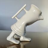 Anthropomorphic jug in slipware