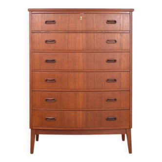 Commode danoise en teck du milieu du siècle, années 1960.