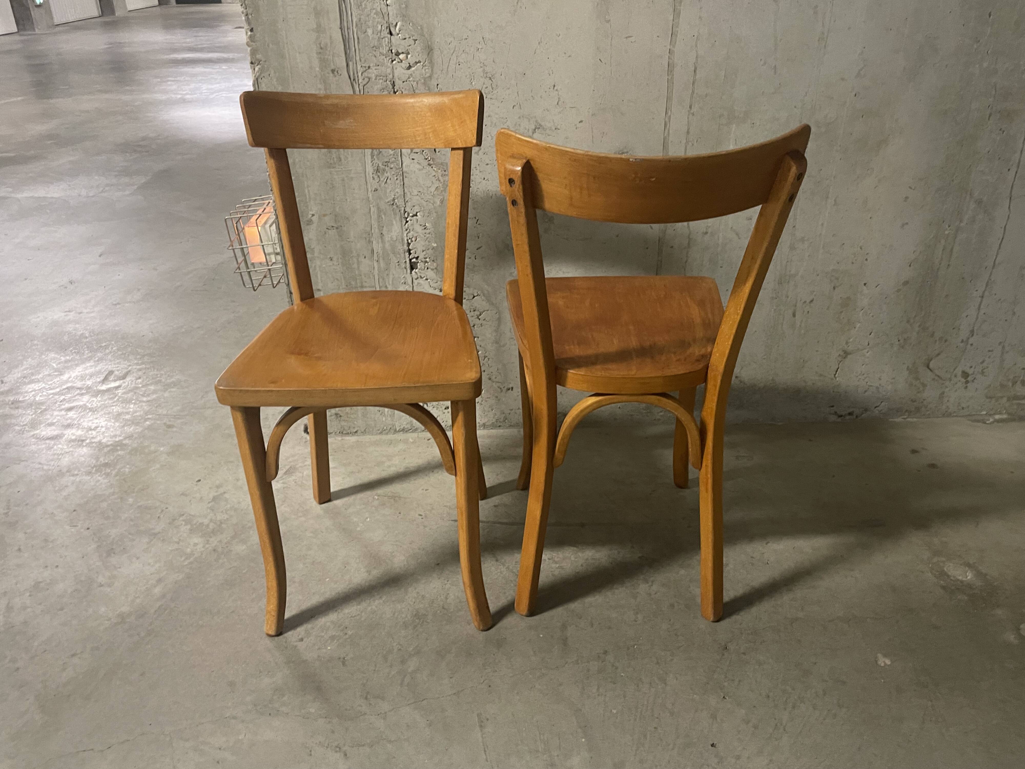 Chaises de bistrot Baumann