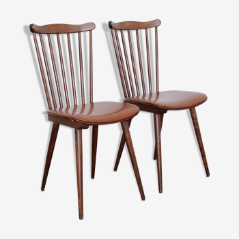 Pair of bistro chairs "Menuet" Baumann