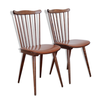 Pair of bistro chairs "Menuet" Baumann