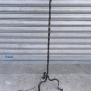 Lampadaire en fer forgé 1950