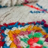 Colorful Azilal Berber Rug • Multicolored diamond patterns
