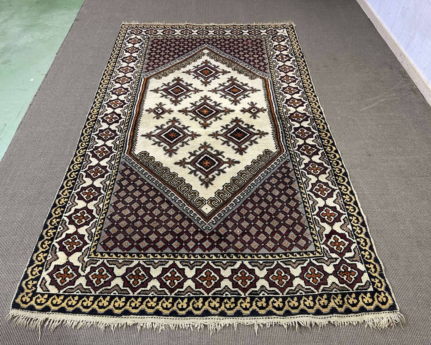 Moroccan handmade wool rug