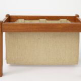 Vintage magazine rack from the 1960s-1970s