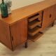 Teak sideboard with sliding doors, Denmark, 1960s