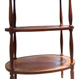 Mahogany dessert table with 3 tiers.