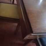 Art deco style dining room table and 6 chairs