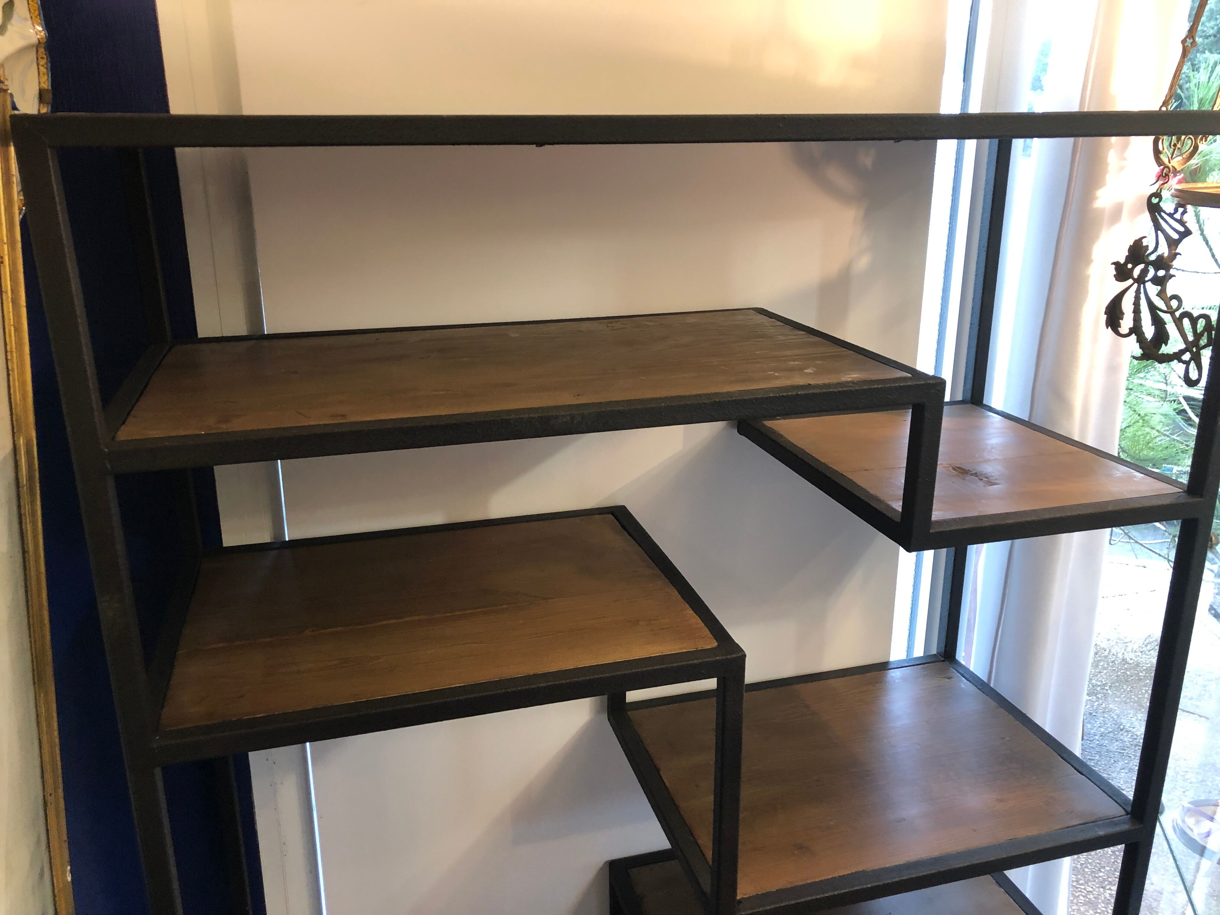 Industrial library shelf