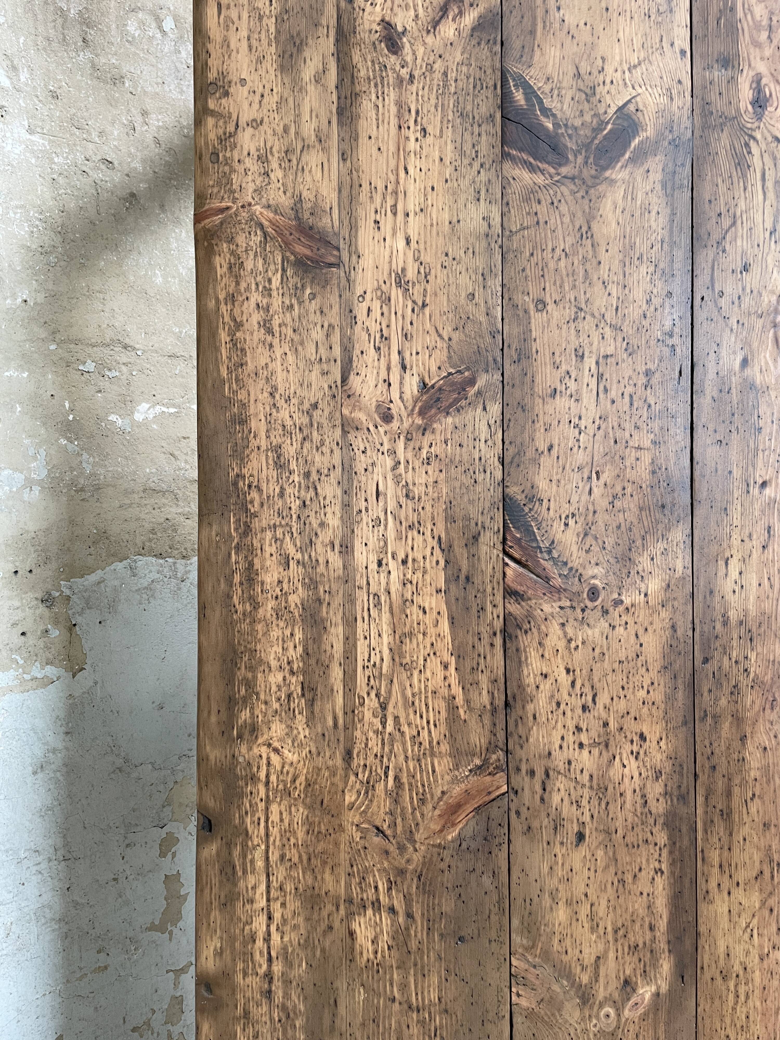 Vintage solid fir farm table.