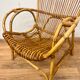 Fauteuil vintage en rotin