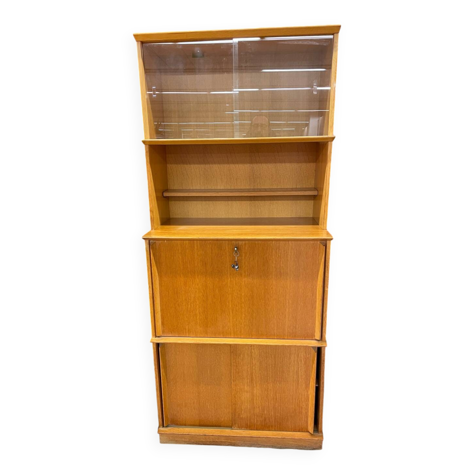 Vintage Oscar secretary bookcase