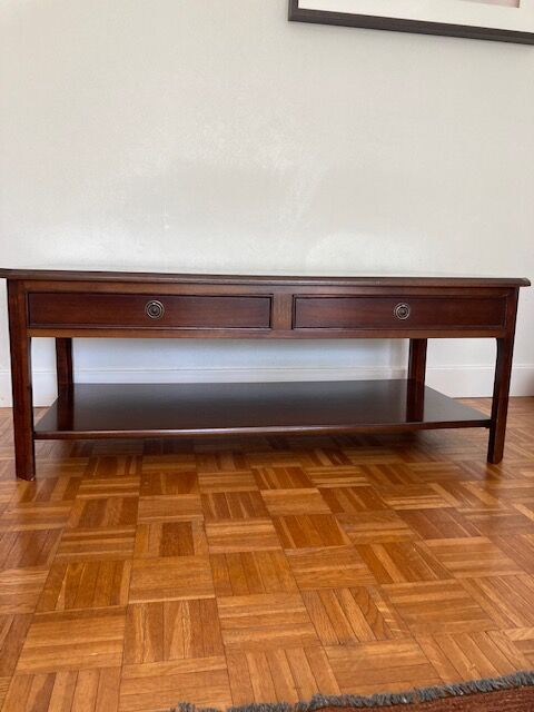 Mahogany coffee table