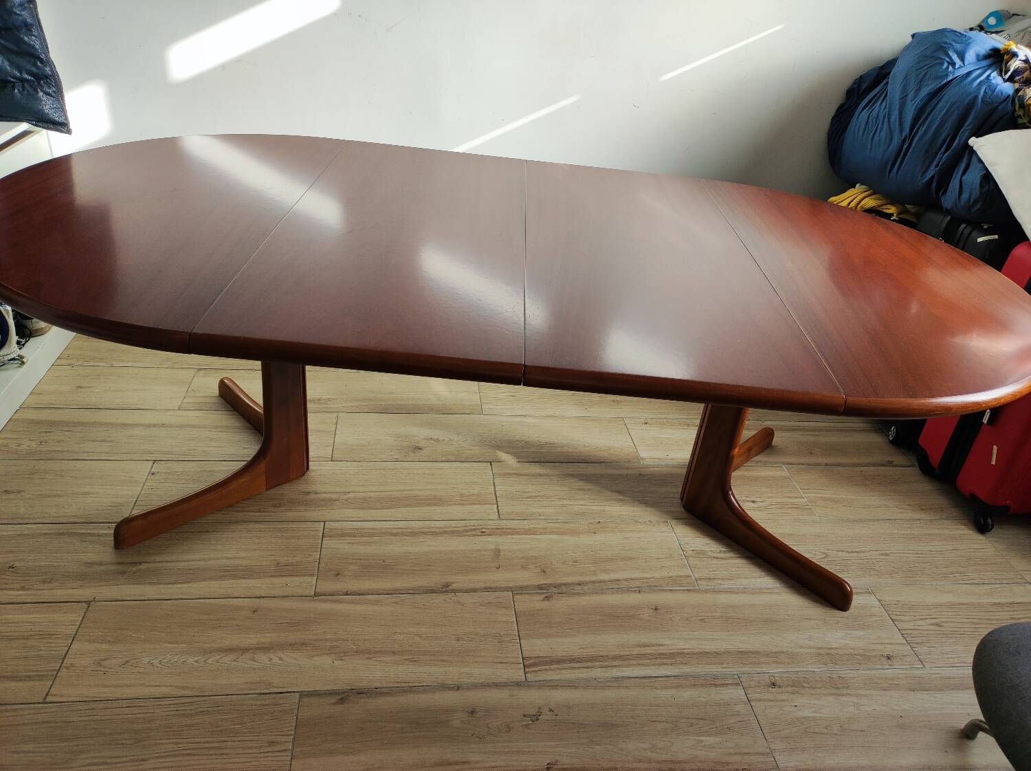 Table scandinave vintage Danemark CJ rosengaarden 60s