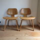 Set Of 4 Dcw Dining Chairs By Charles Eames For Vitra Plywood 1999