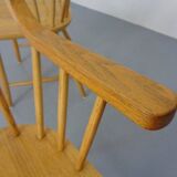 Set of oak armchairs by Erik Ole Jørgensen for Tarm Stole Møbelfabrik.