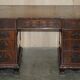 Thomas Chippendale Revival desk with a leather top