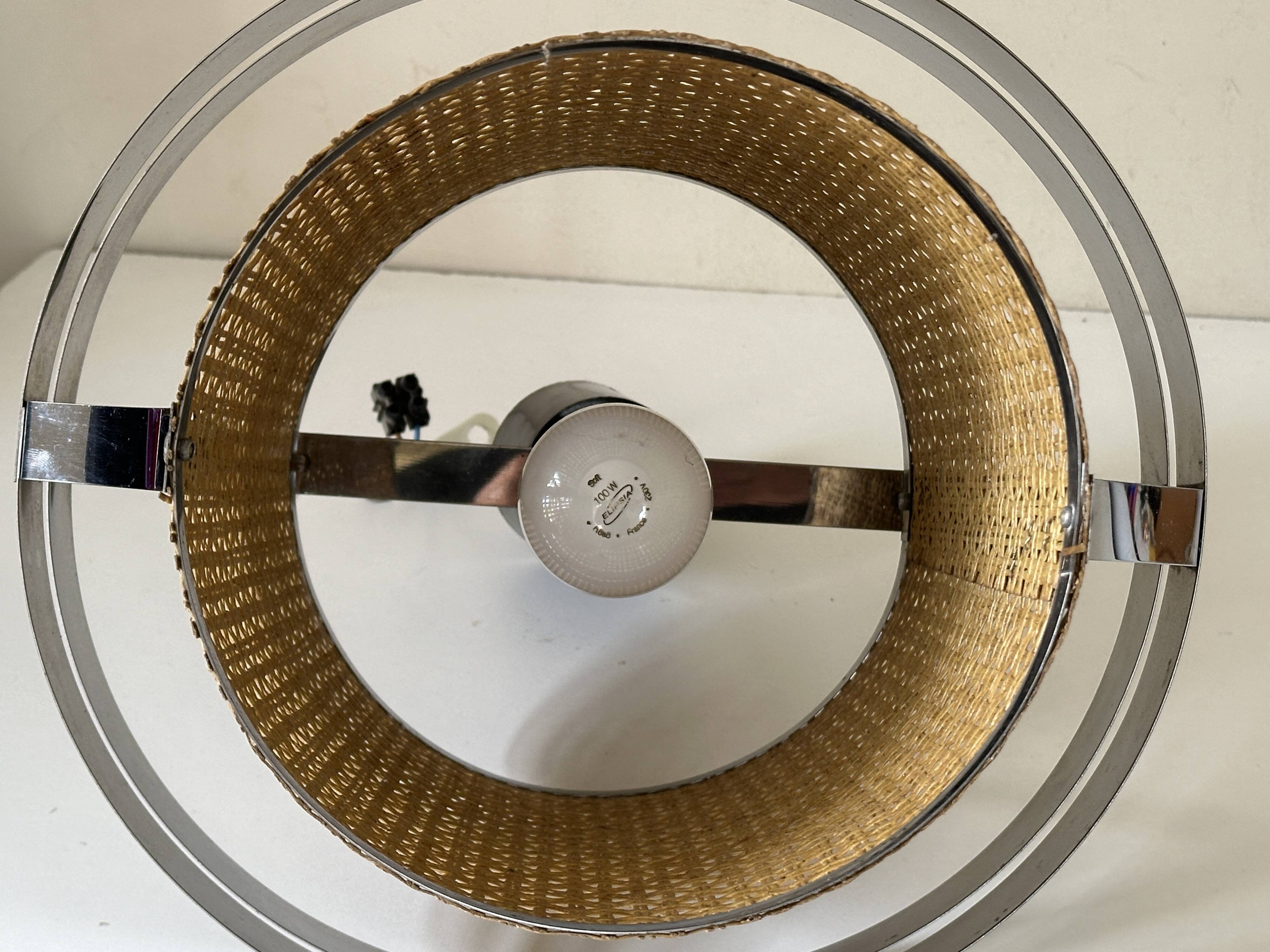 Suspension lustre design années 70
