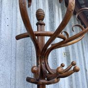 Coat rack umbrella stand curved wood