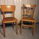 2 wooden bistro chairs Thonet