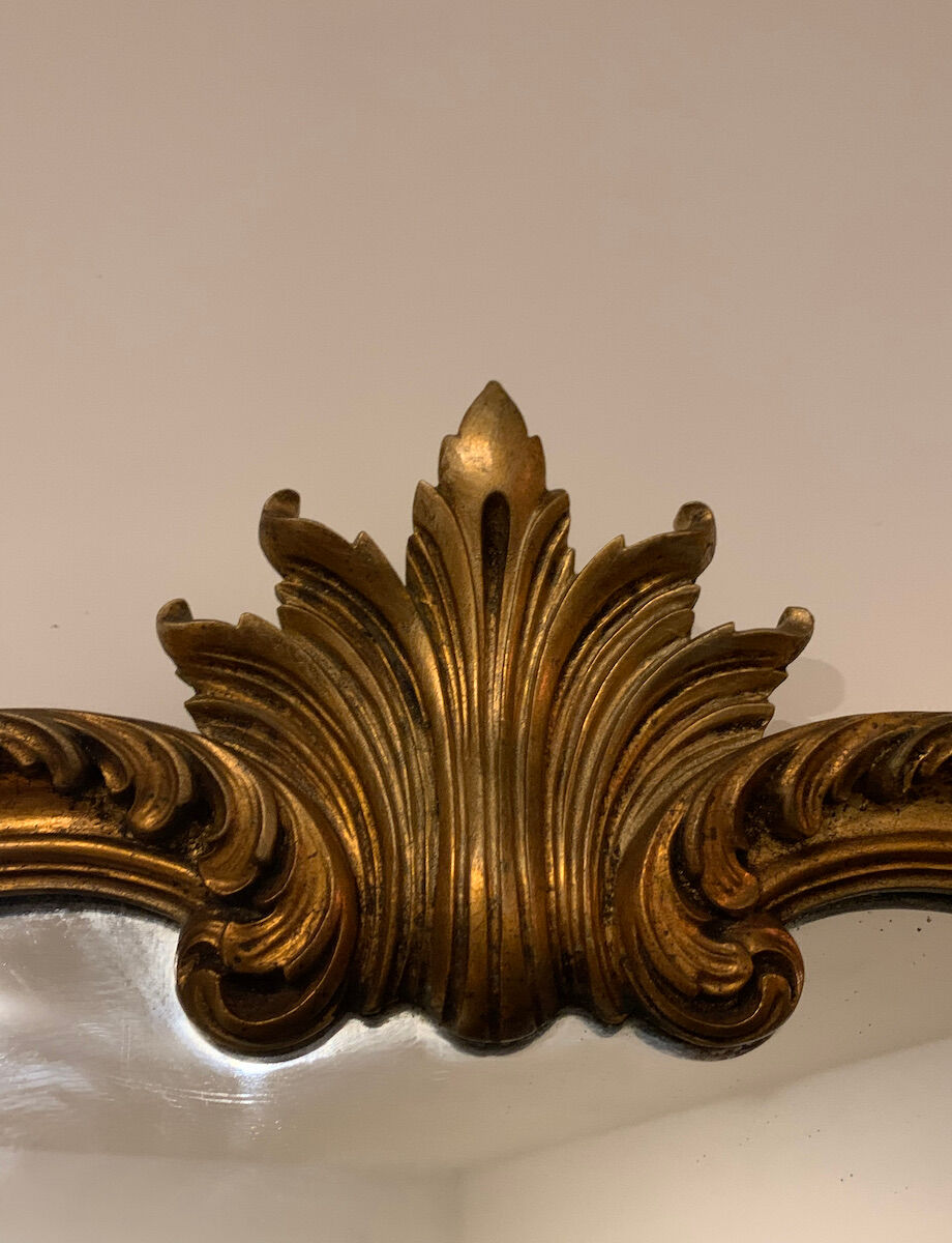 Miroir baroque large à la coquille 69x80cm