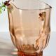 Vintage amber-pink glass pitcher 1 liter