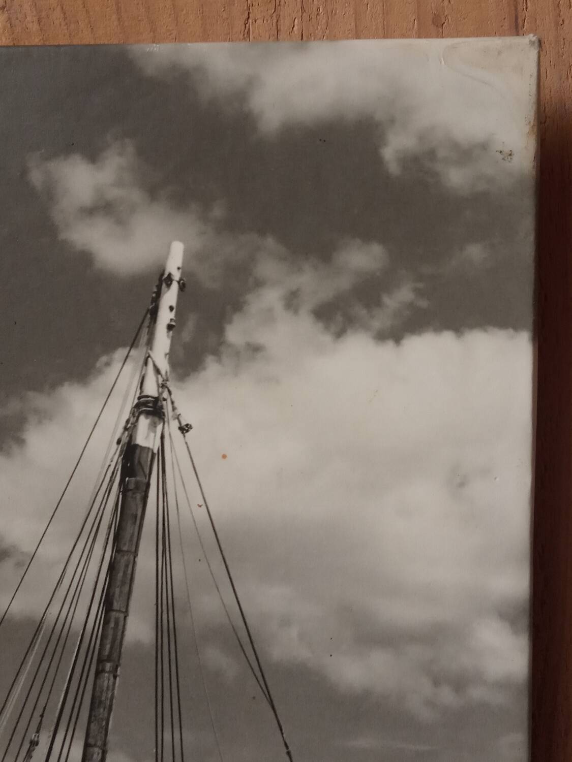 Photo of a boat in Roscoff, 1950s