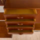 Hansen and Guldborg teak wall unit with a desk