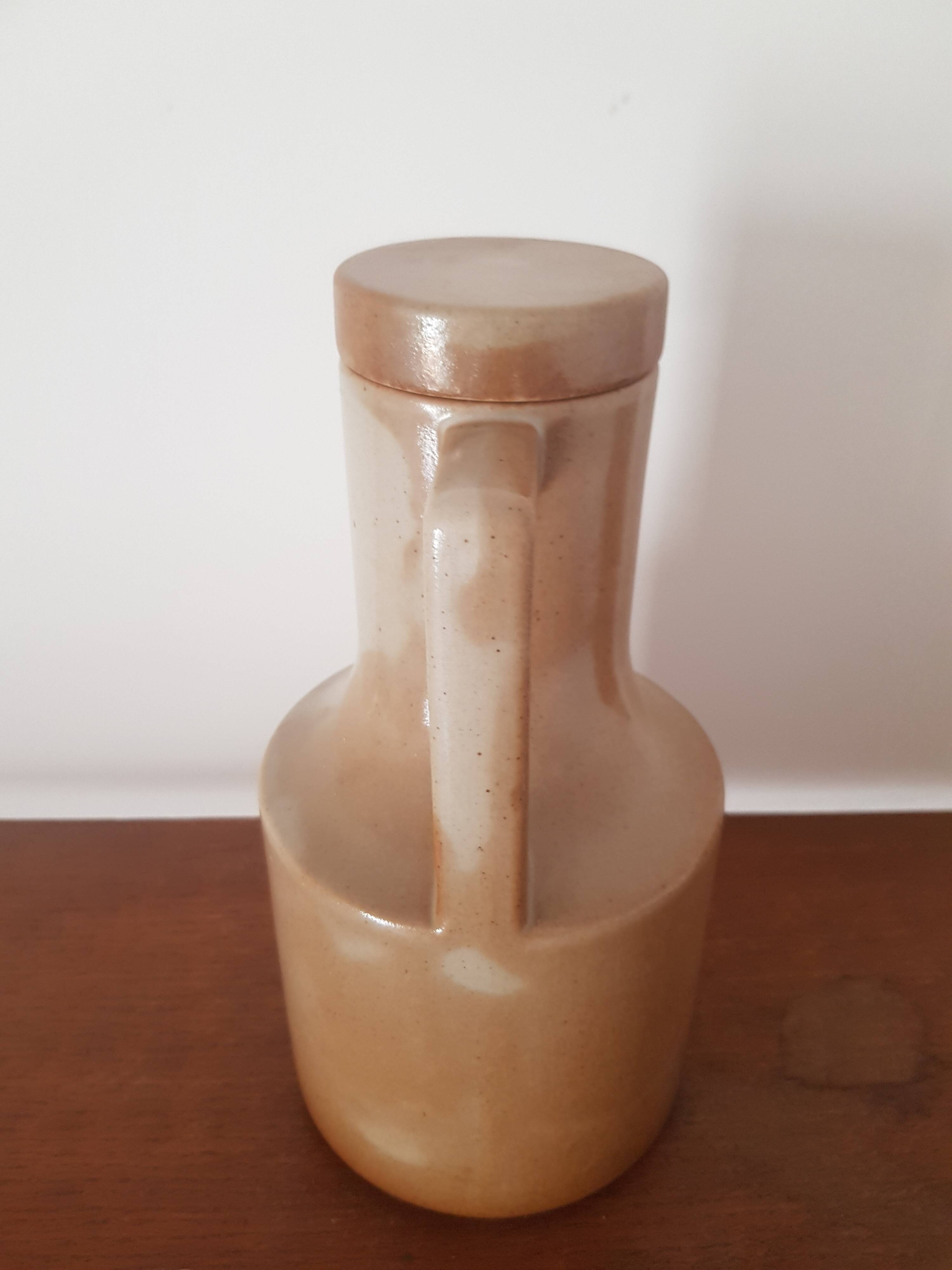 Vintage Brenne stoneware coffee pot