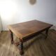 Oak dining table, DLG Charles Charles Dudouyt, 1950s