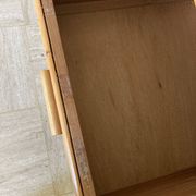 Vintage rattan chest of drawers with 6 drawers