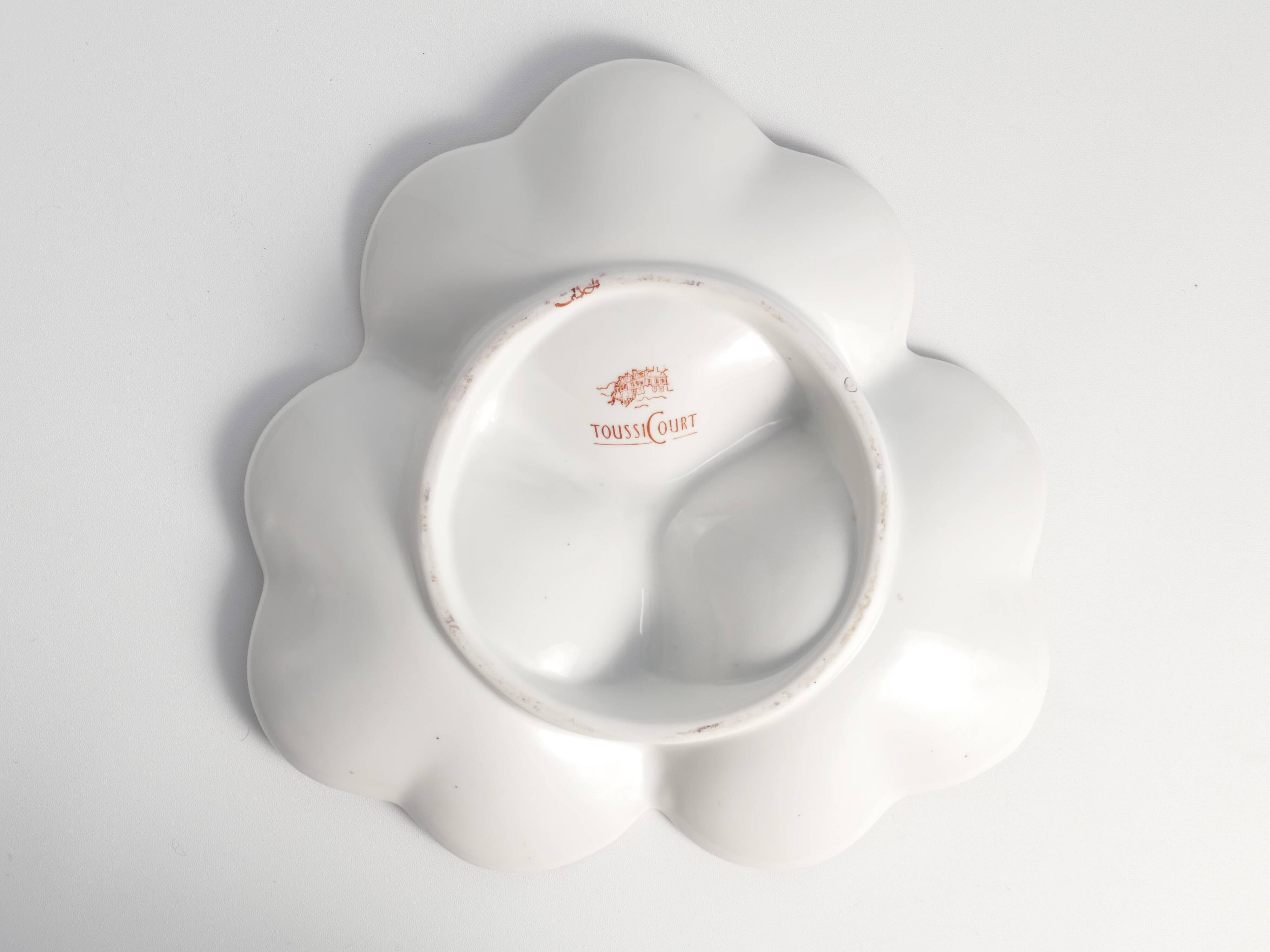 French Porcelain Divided Presentation Dish by House Of Toussi Court