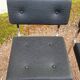Pair of chromed design skai chairs - 1950s