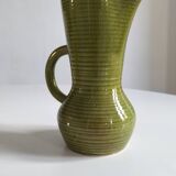 Glazed stoneware pitcher from the 1950s