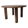 Round table 1950s constructivist walnut