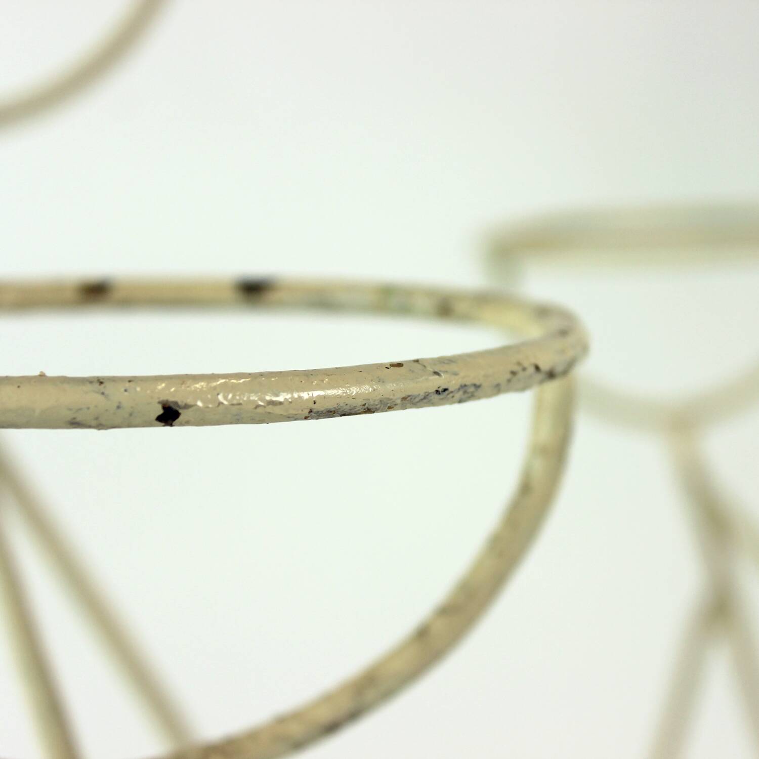 Large Mid Century Steel Plant Holder Stand, Czechoslovakia 1960s