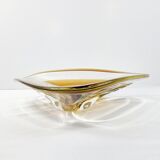 Vintage Amber Murano Style Glass Pocket Cup