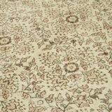 Tapis beige turc noué à la main 172 cm x 305 cm