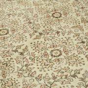 Hand-knotted rustic turkish beige rug 172 cm x 305 cm