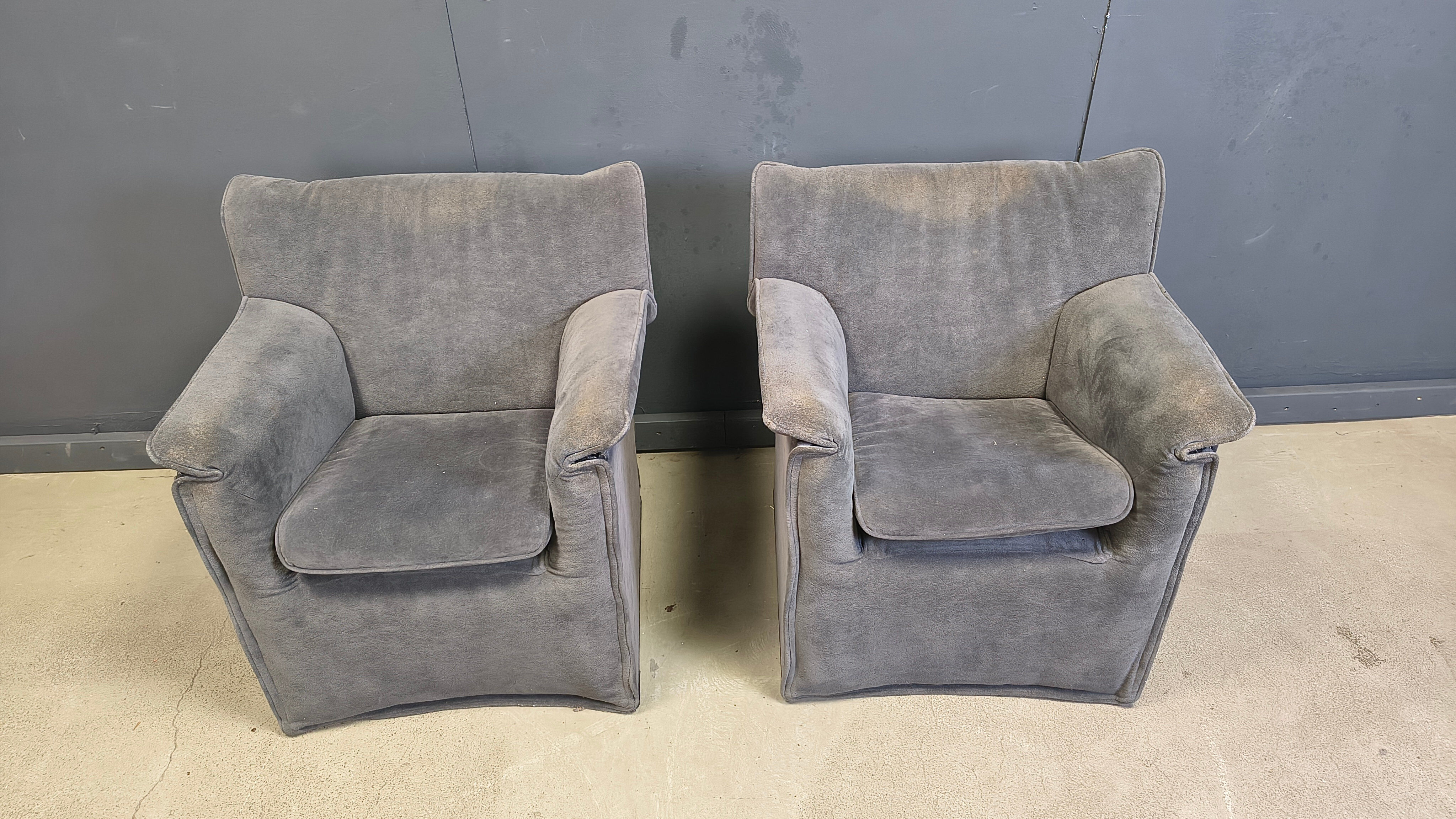 Lauriana armchairs by Afra and Tobia Scarpa for B&B Italia, 1970s
