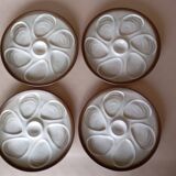 4 Salins oyster plates
