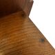 Art Deco wooden wall shelve rack in oak minimalist design